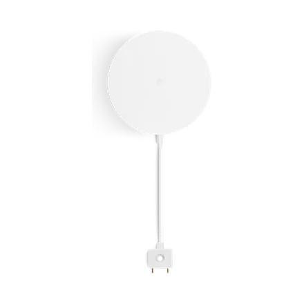 White ADT water and temperature sensor with its probe cable